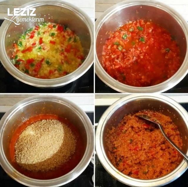 Bol Domatesli Dereotlu Bulgur Pilavı