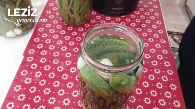 Kornişon Salatalık Turşusu (Sıcak Su İle)