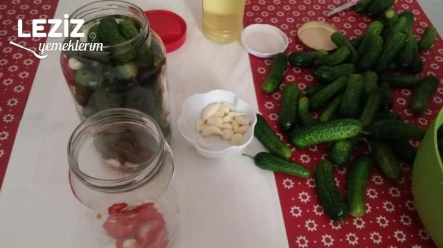 Kornişon Salatalık Turşusu (Sıcak Su İle)