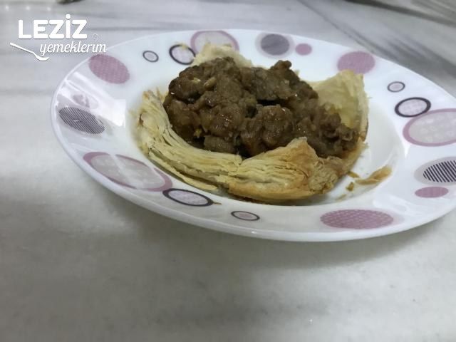 Milföy Çanağında Et Kavurma