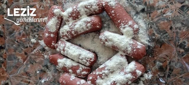 Kore Usulü Sosis (Korean Hot Dog)