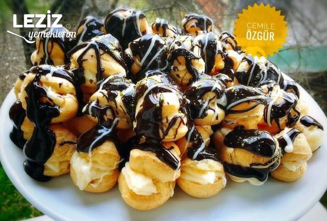 Profiterol Tarifi (Aşamalı Fotoğraflı Anlatım) - Leziz Yemeklerim