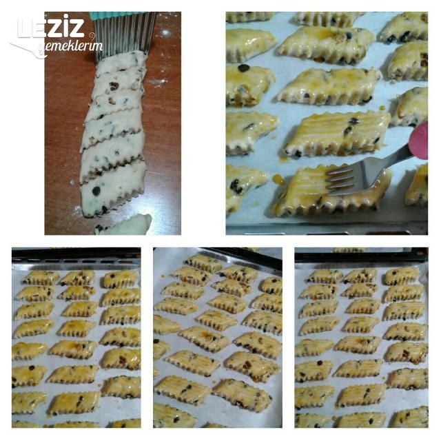 Kuş Üzümlü Kurabiye Yapımı
