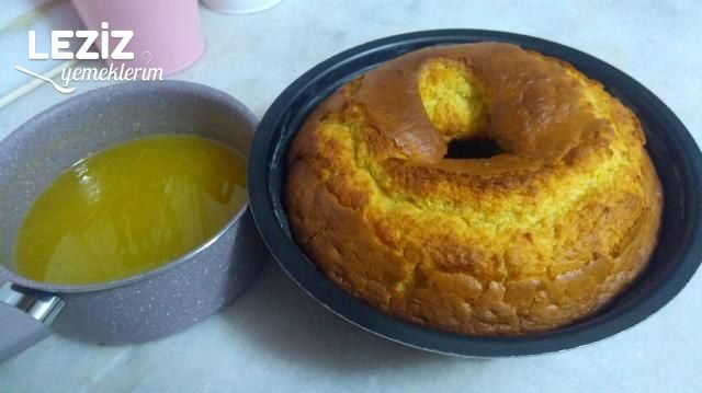 Portakal Soslu Kek Yapımı