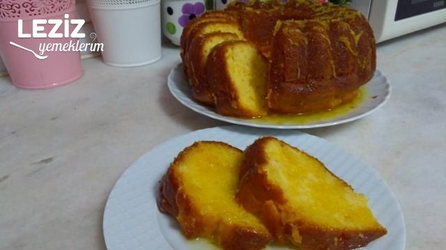 Portakal Soslu Kek Yapımı
