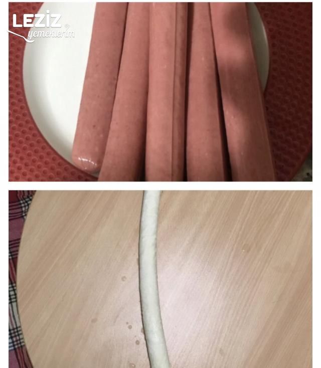 Sosisli Kürdan Börek