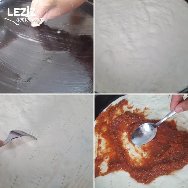 En Bol Malzemeli Tepsi Pizzası (Şahane)