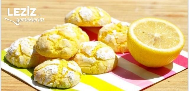 Limonlu Çatlak Kurabiye Yapımı