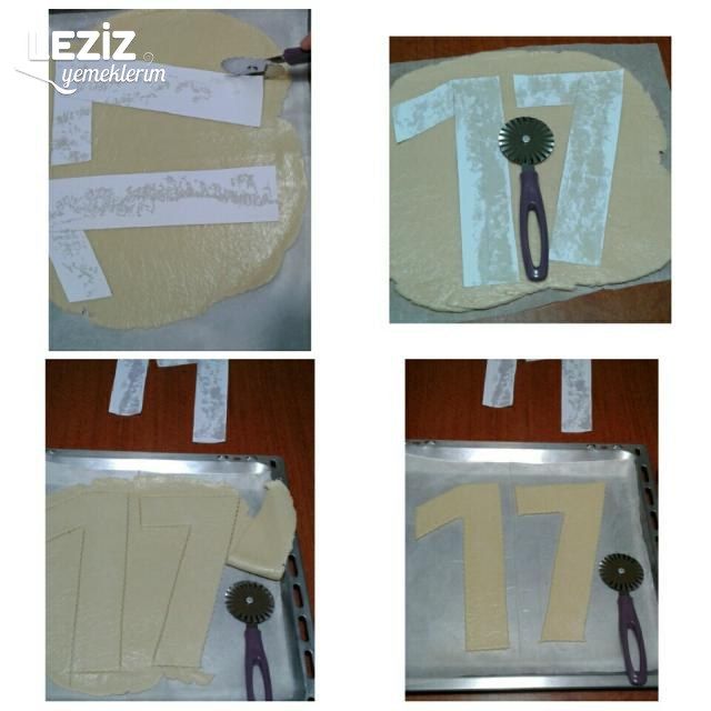 Rakamlı Kurabiye Pastası
