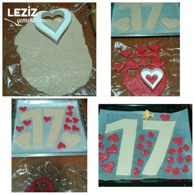 Rakamlı Kurabiye Pastası