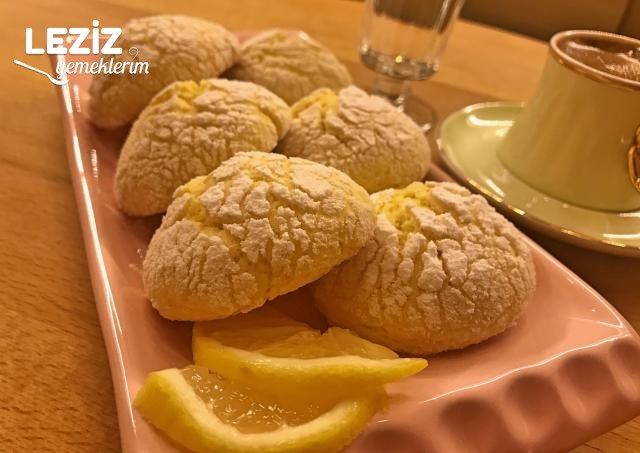 Limonlu Çatlak Kurabiye (Tam Ölçü)