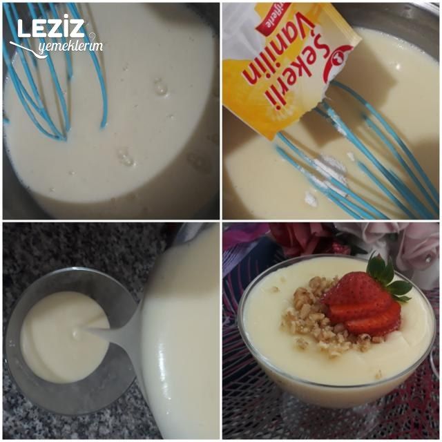 Saray Muhallebisi Tarifi (Tadı Damağınızdan Hiç Gitmeyecek)