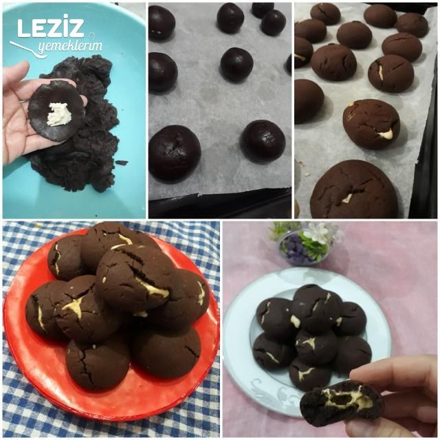 Helva Dolgulu Enfes Kurabiye