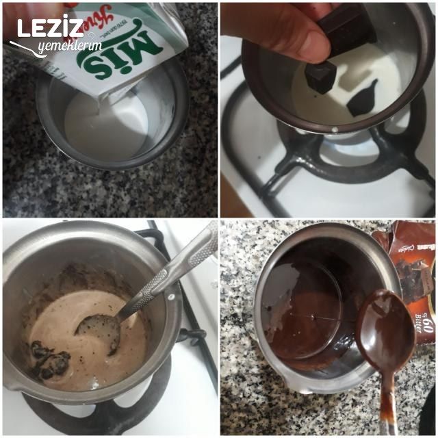 Karamelli Fıstıklı Muhallebi Cupları (Sinickers Tadında)