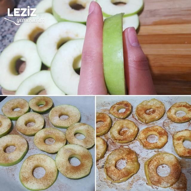 Pratik Donut Şeklinde Elma Tatlısı