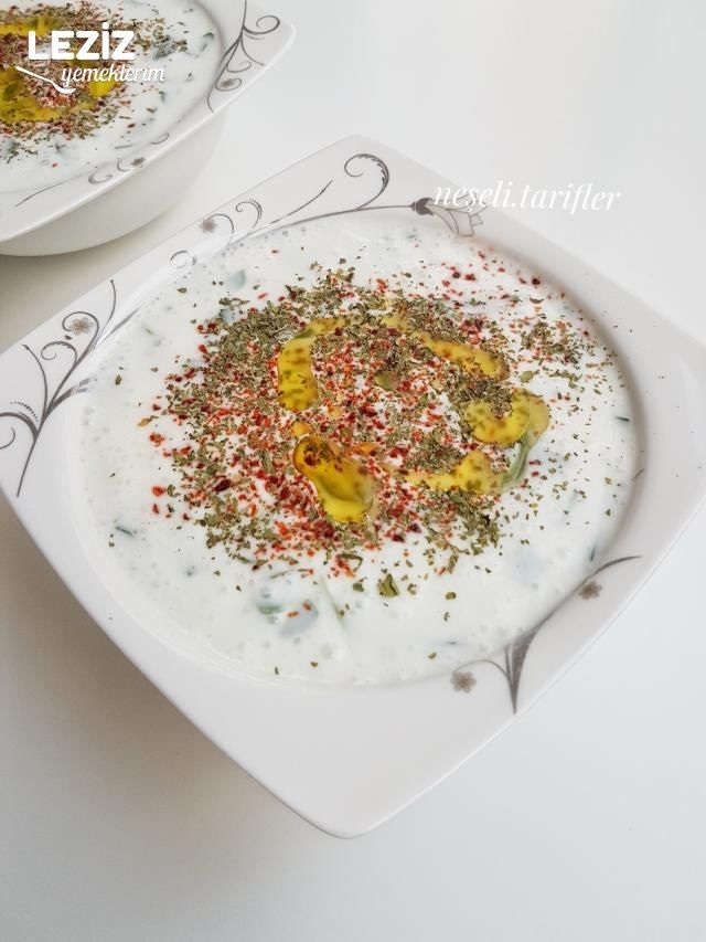 Semizotlu Salatalıklı Cacık