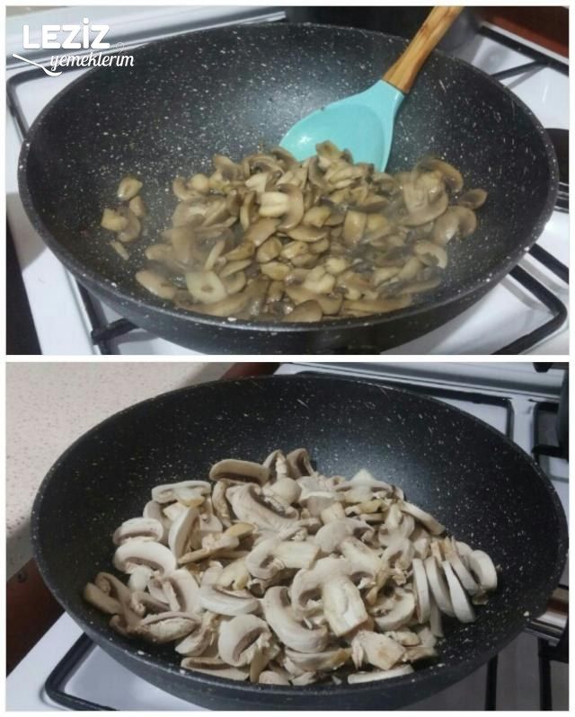 Nefis Kremalı Mantarlı Makarna Tarifi