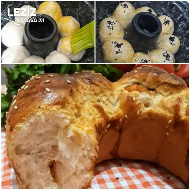 Maden Sulu Kek Kalıbında Poğaça Leziz Yemeklerim