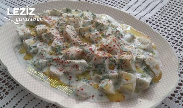 Yoğurtlu Enginar Salatası Yapımı