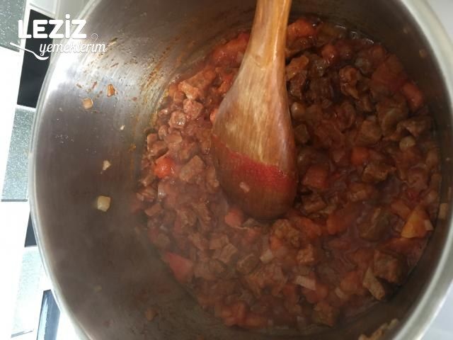 Fırında Etli Patates