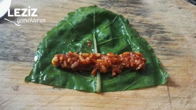 Kıymalı Pazı Sarması