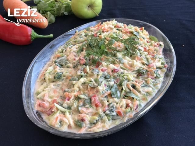 Elmalı Semizotu Salatası