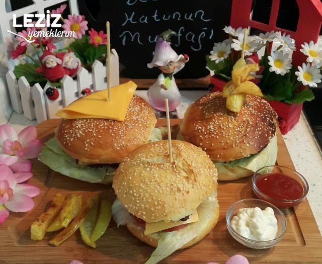 Ev Usûlü Hamburger Tarifi Leziz Yemeklerim
