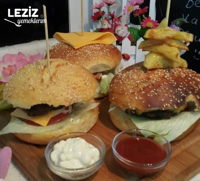 Ev Usûlü Hamburger Tarifi Leziz Yemeklerim