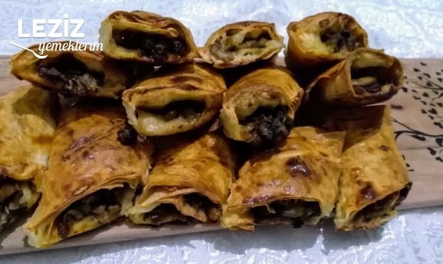Mantarlı Enfes Börek Tarifi