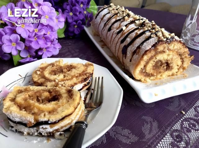 Elmalı Rulo Pasta Tarifi