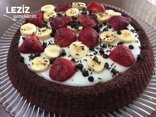 Pudingli Meyveli Tart Pasta