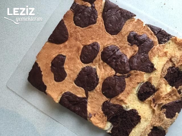 Zürafa Desenli Muzlu Rulo Pasta