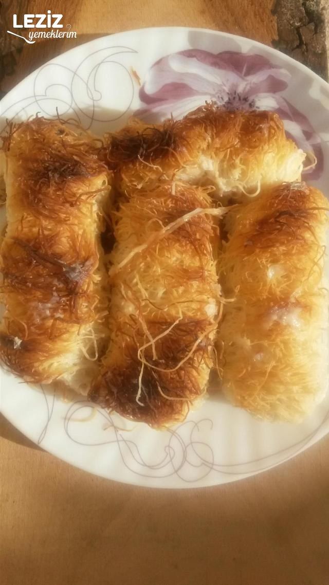 Süt Şerbetli Kadayıf Sarması
