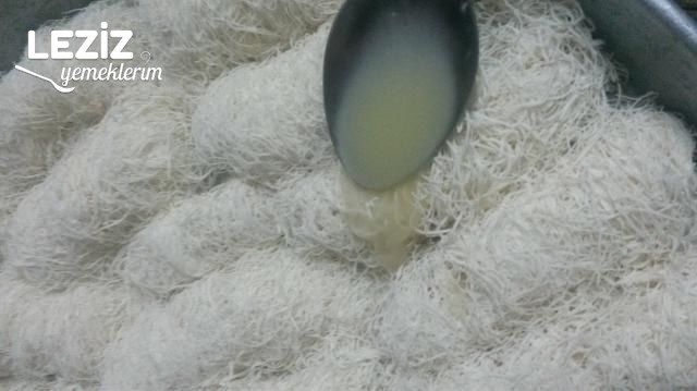 Süt Şerbetli Kadayıf Sarması