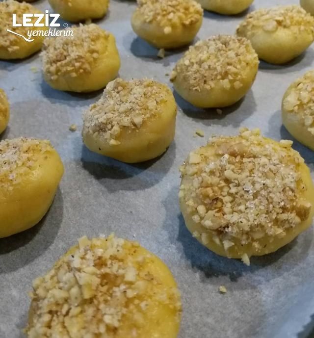 Limonlu Cevizli Kurabiye