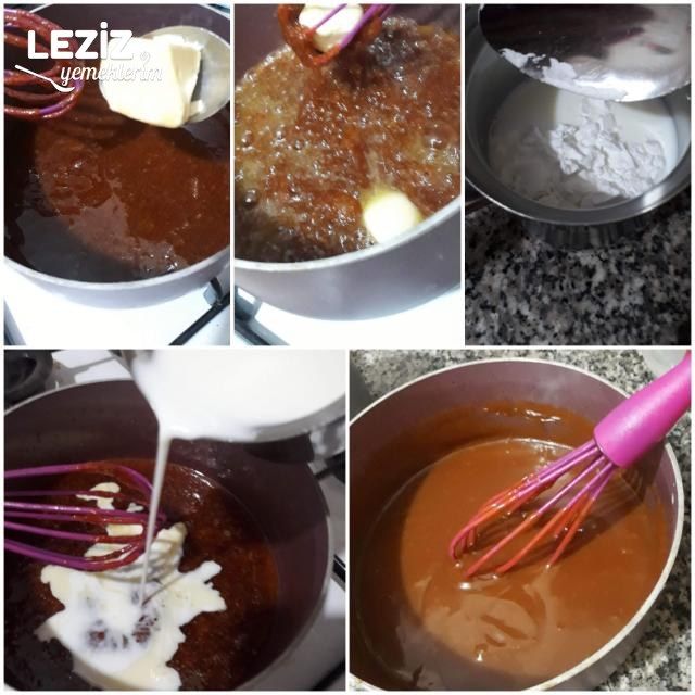 Yer Fıstıklı Karamelli Pasta