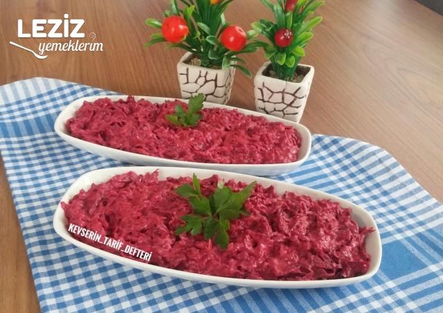 Yoğurtlu Nefis Kırmızı Pancar Salatası