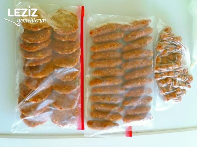 Buzluk İçin Farklı Şekillerde Köfte