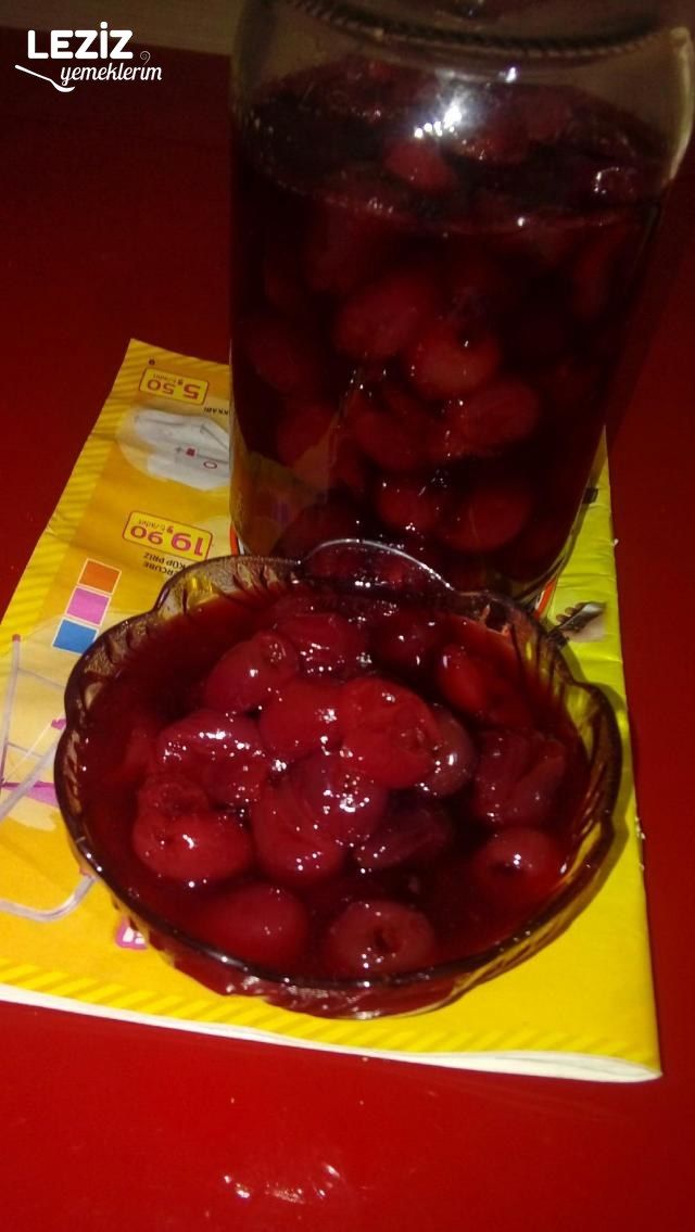 Kiraz Reçeli Tarifi (Nefis)
