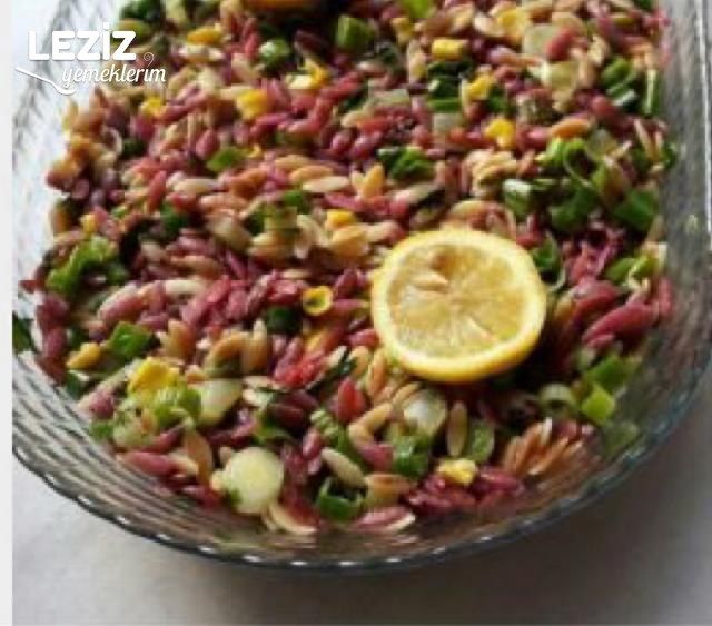 İki Renkli Şehriye Salatası (Şalgam İle)