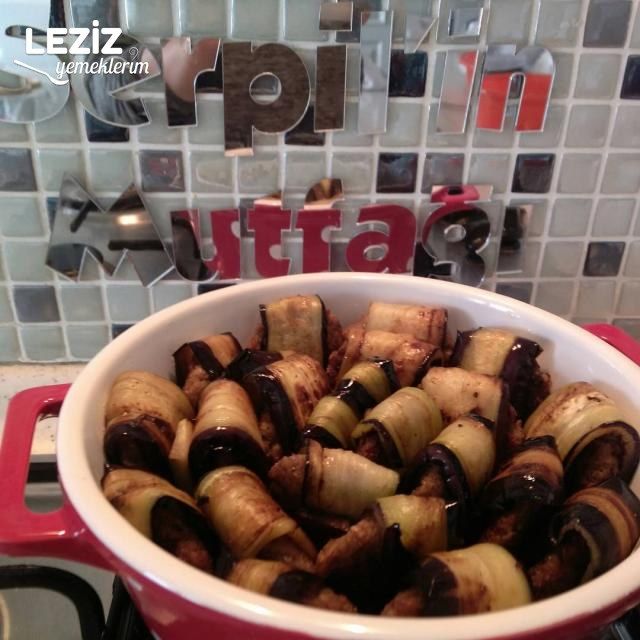 Köfteli Patlıcan Sarma