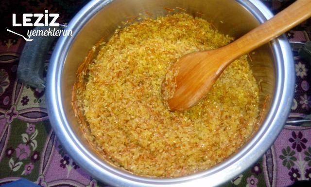 Tel Şehriye İle Bulgur Pilavı