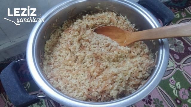 Tel Şehriye İle Bulgur Pilavı