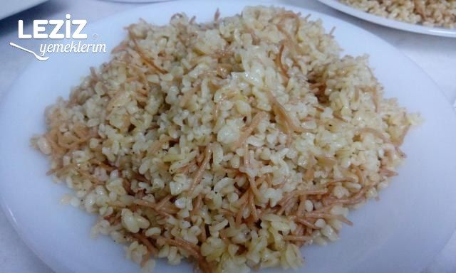 Tel Şehriye İle Bulgur Pilavı