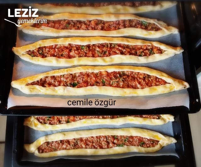 Evde Kıymalı Pide Yapımı Leziz Yemeklerim