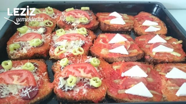 Bayat Ekmek Pizzası (Çok Pratik Lezzet)