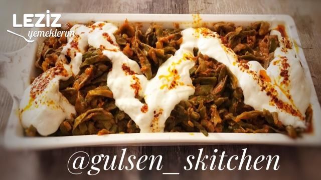 Kurutulmuş Taze Fasulye Kavurması