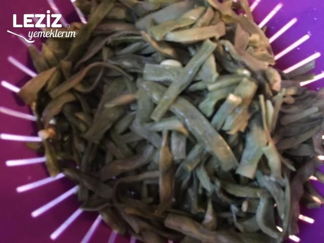 Kurutulmuş Taze Fasulye Kavurması