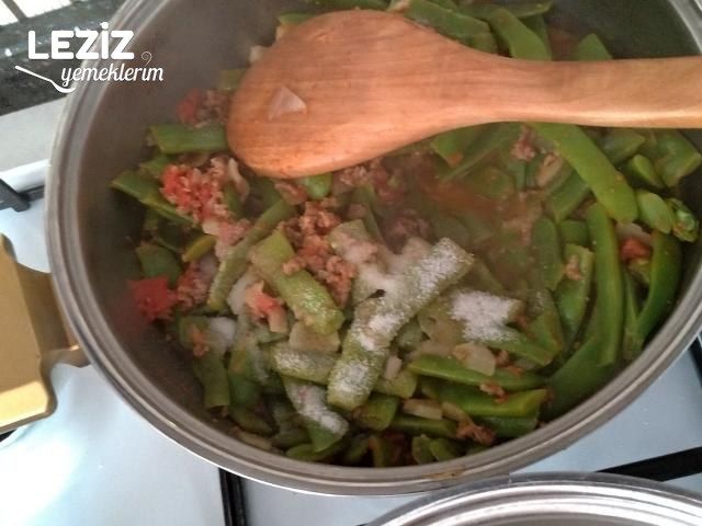 Taze Fasulye Yemeği (Kıymalı)