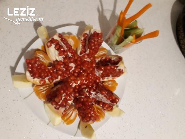 Meyve Salatası  Tabağı